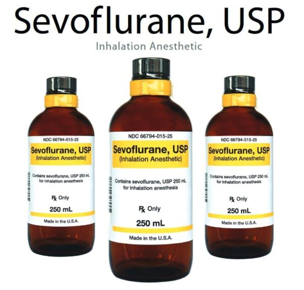 Sevoflurane Liquid Inhalation 100% Glass Bottle 250mL Bottle